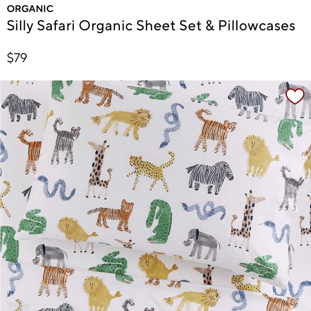 Excellent condition Twin Pottery Barn Kids sheet set.